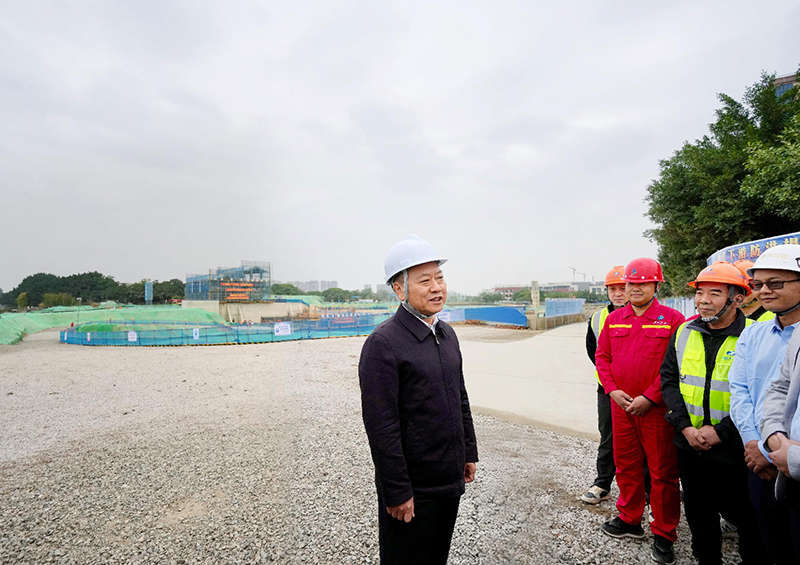 李國英調(diào)研閩江干流防洪提升工程（福州段）